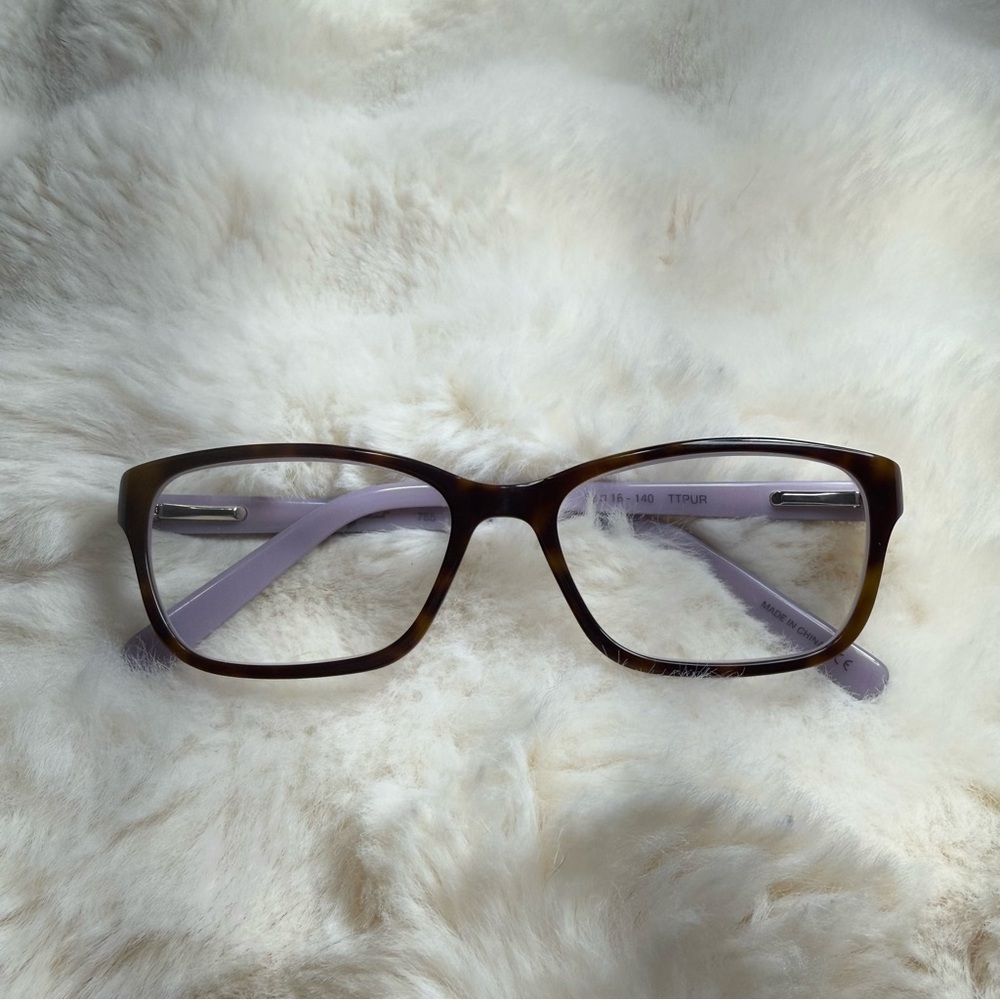 7 For All Mankind Eyeglasses โ Lavenderโ & Tortoise | 52-16-140